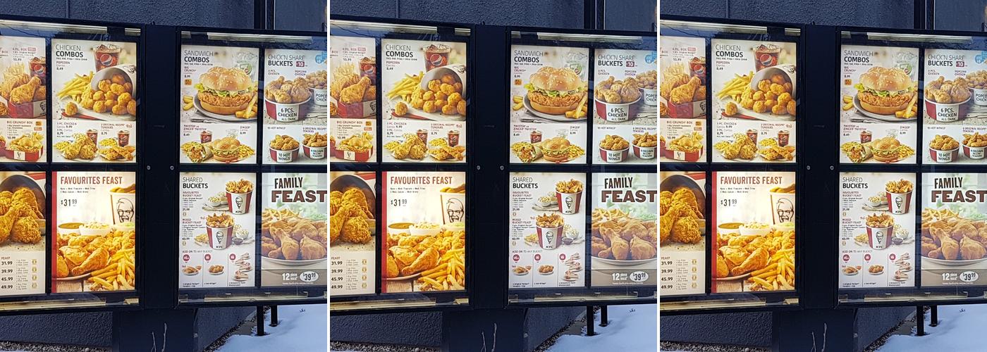 KFC Menu
