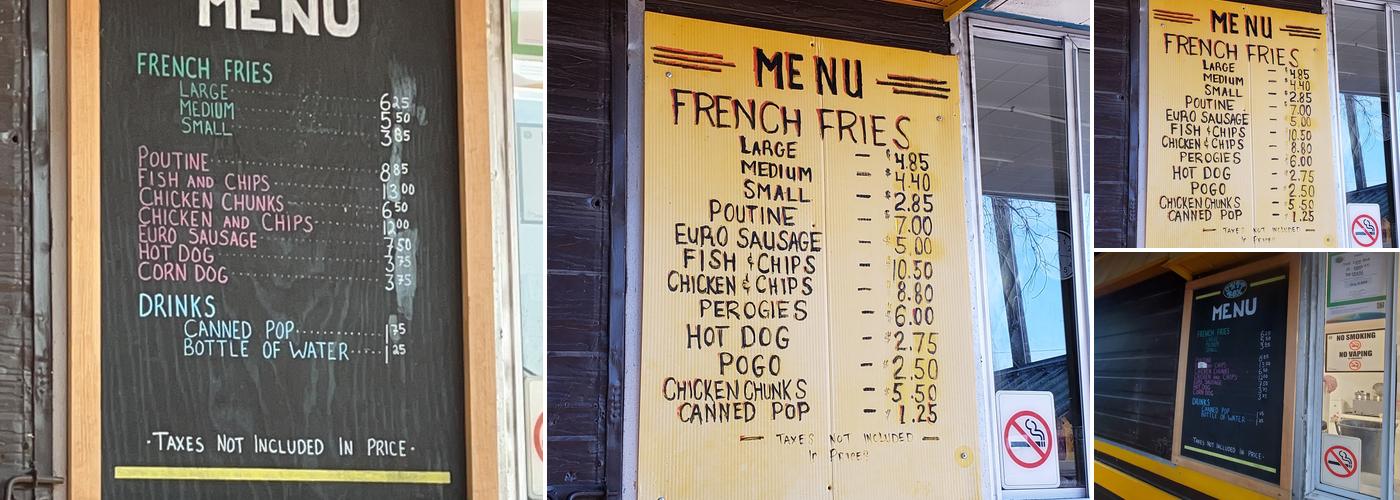 Chip Box Menu