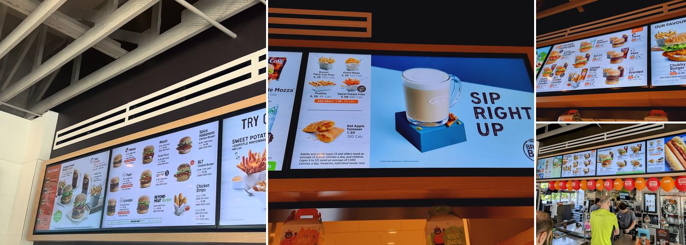 A&W Canada Menu