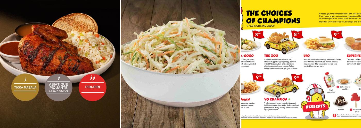 St-Hubert Express Menu