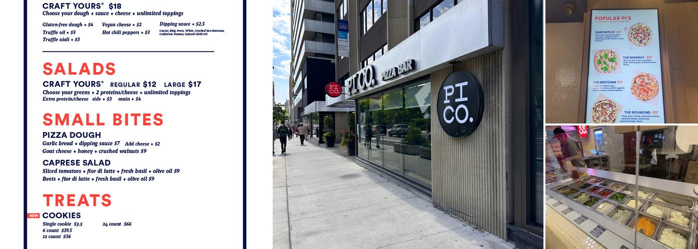 Pi Co. Pizza Bar Menu