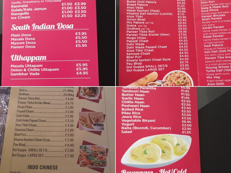 Delhi Wala Menu