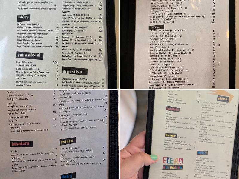 Elena Menu