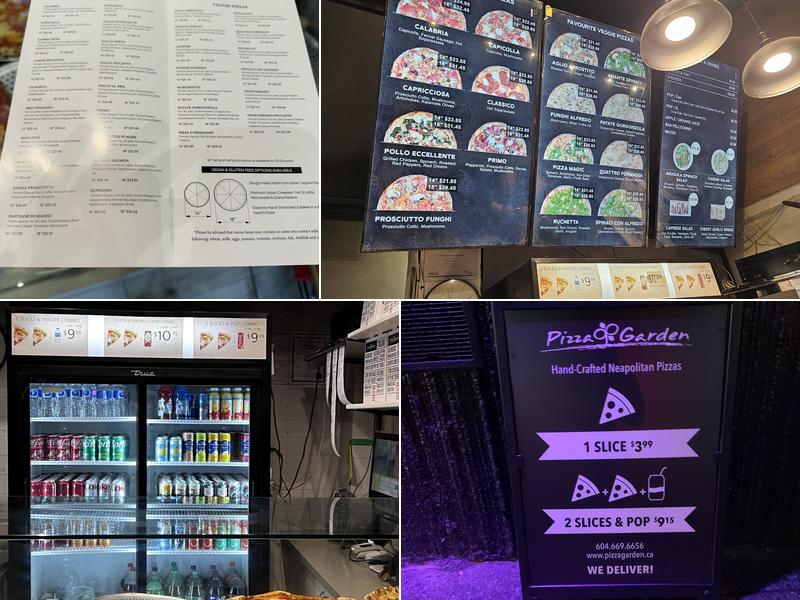 Pizza Garden Downtown Menu