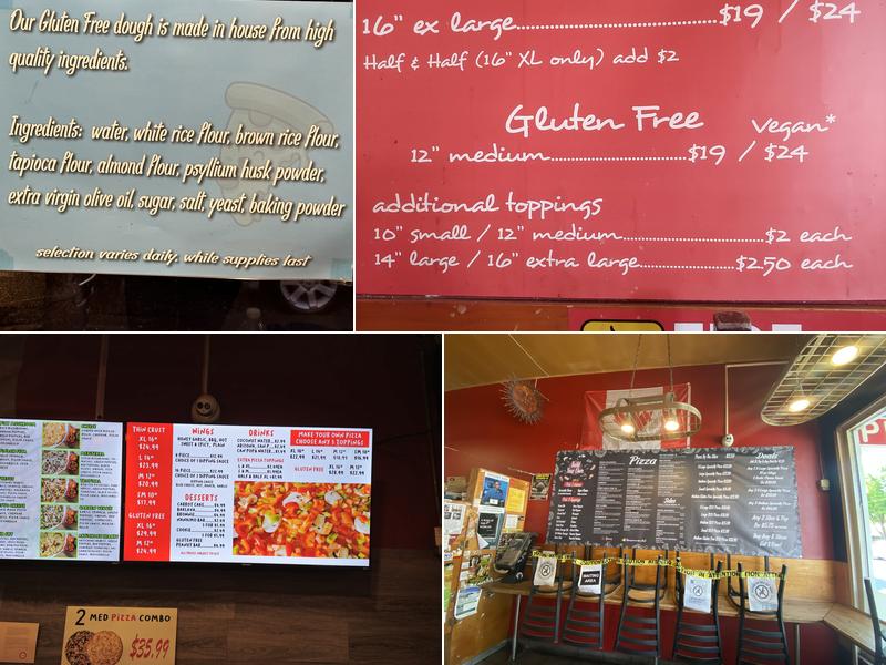 Fire Pizza Menu