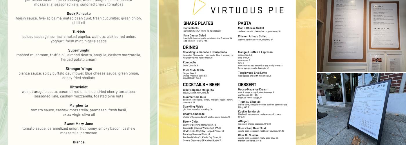 Virtuous Pie Menu