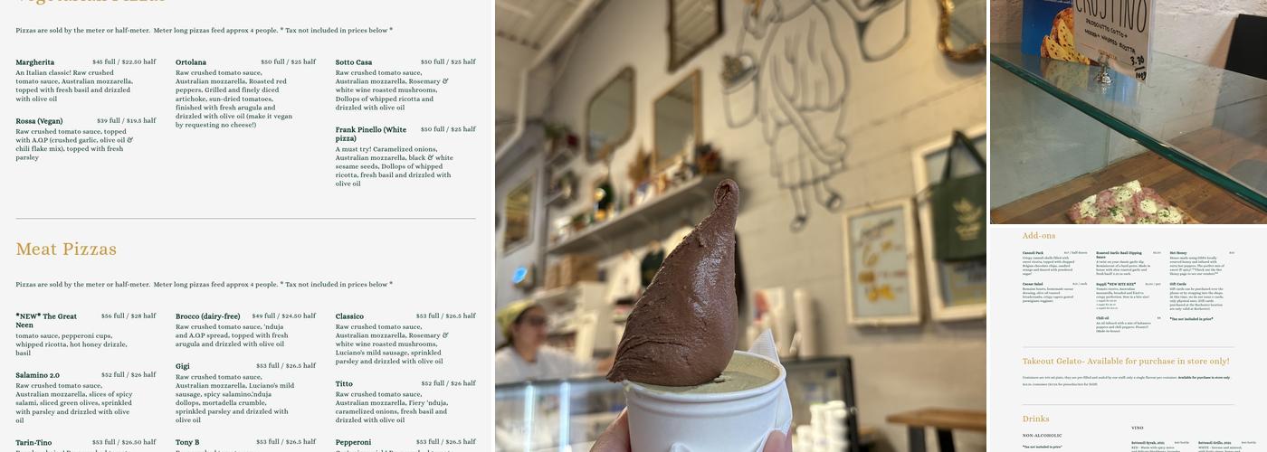 Farinella Rochester Menu