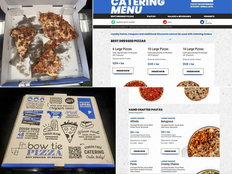 Bow Tie Pizza (Centre St) Menu