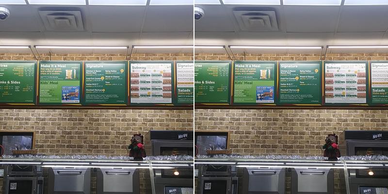 Subway Menu