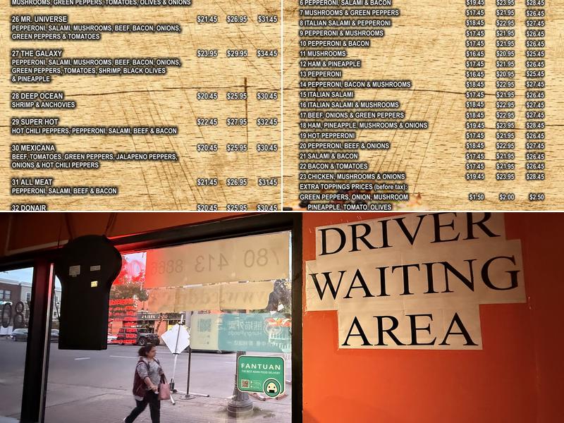 Chicago Deep Dish Pizza Menu