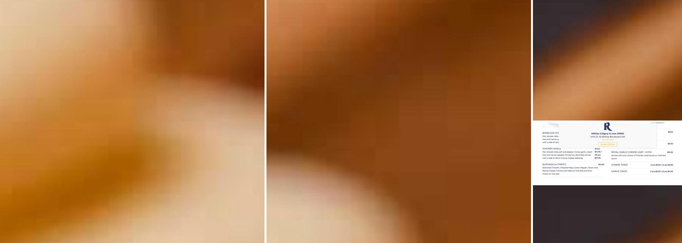 Royal Pizza Old Strathcona Menu