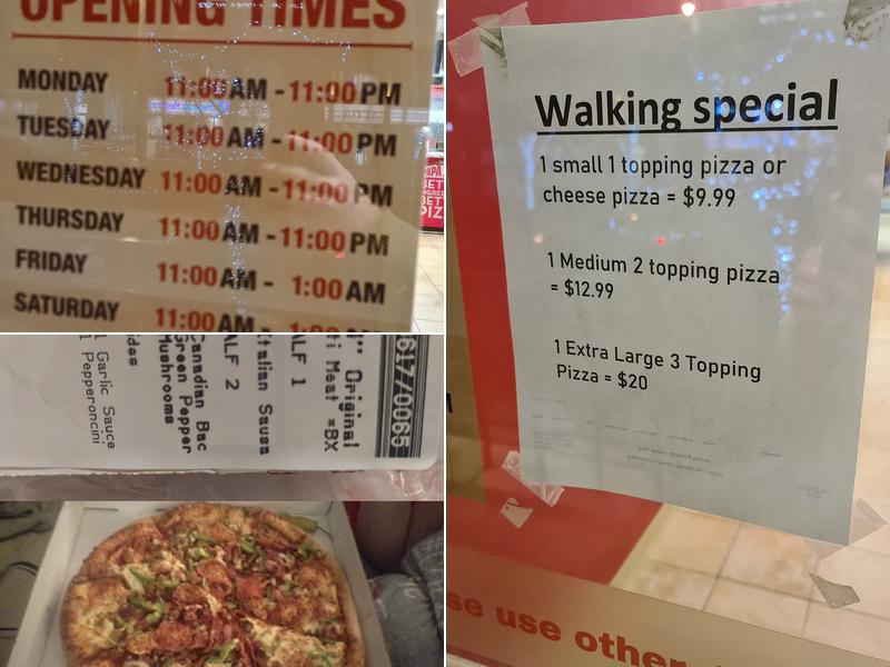 Papa Johns Pizza Menu