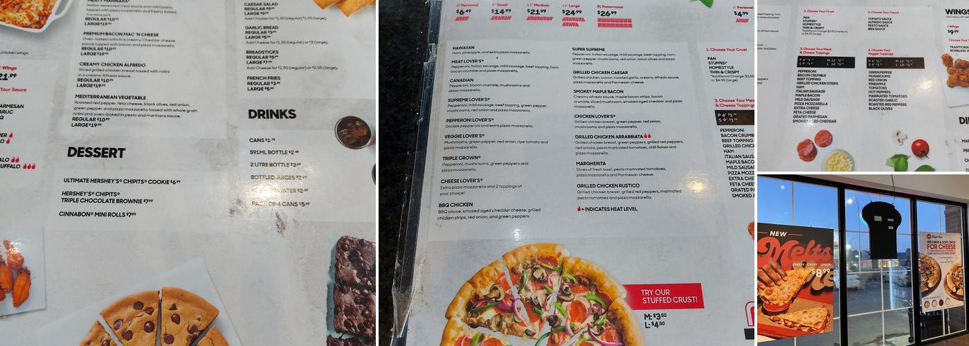 Pizza Hut Menu