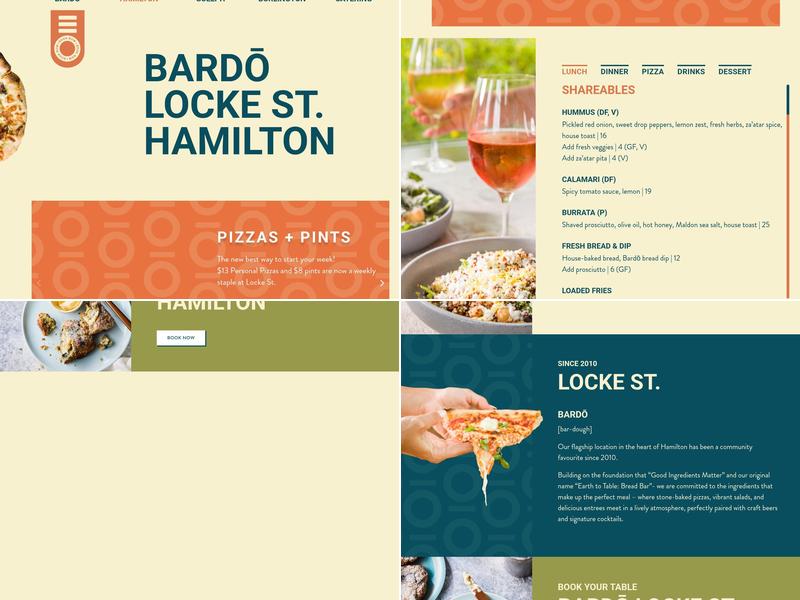 Earth to Table: Bread Bar Locke Menu