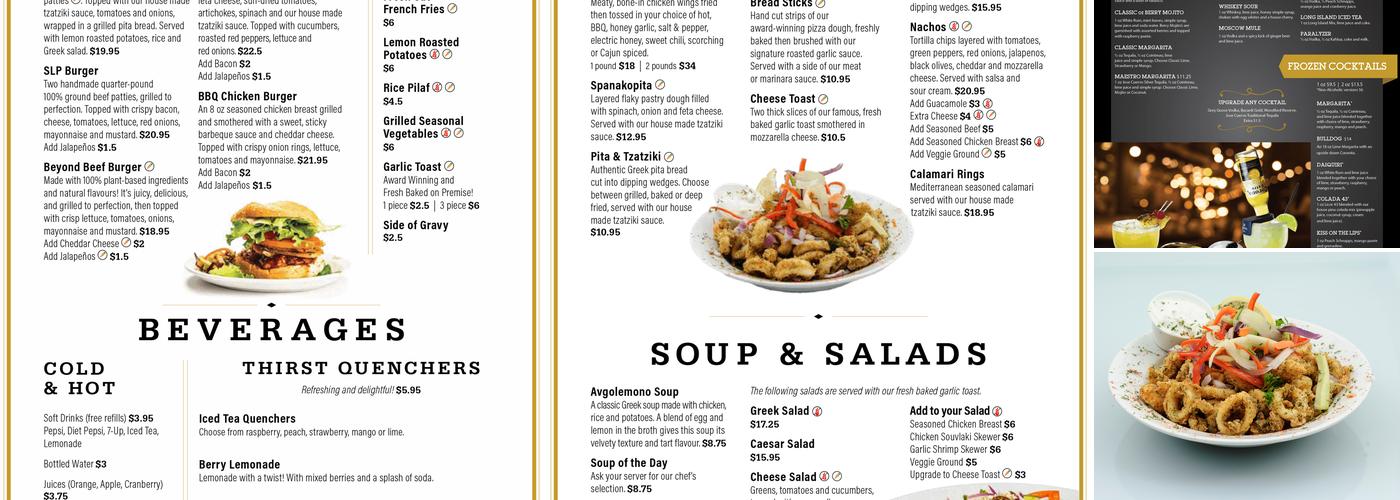 Santa Lucia Pizza Corydon Menu