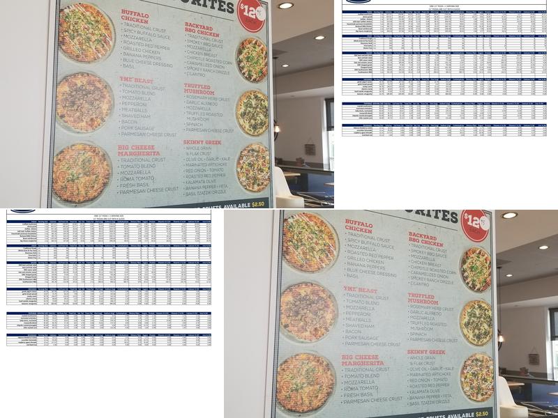 Pizza Studio Canada Menu