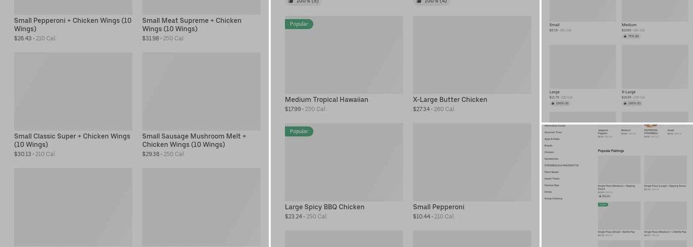 Pizza Pizza Menu