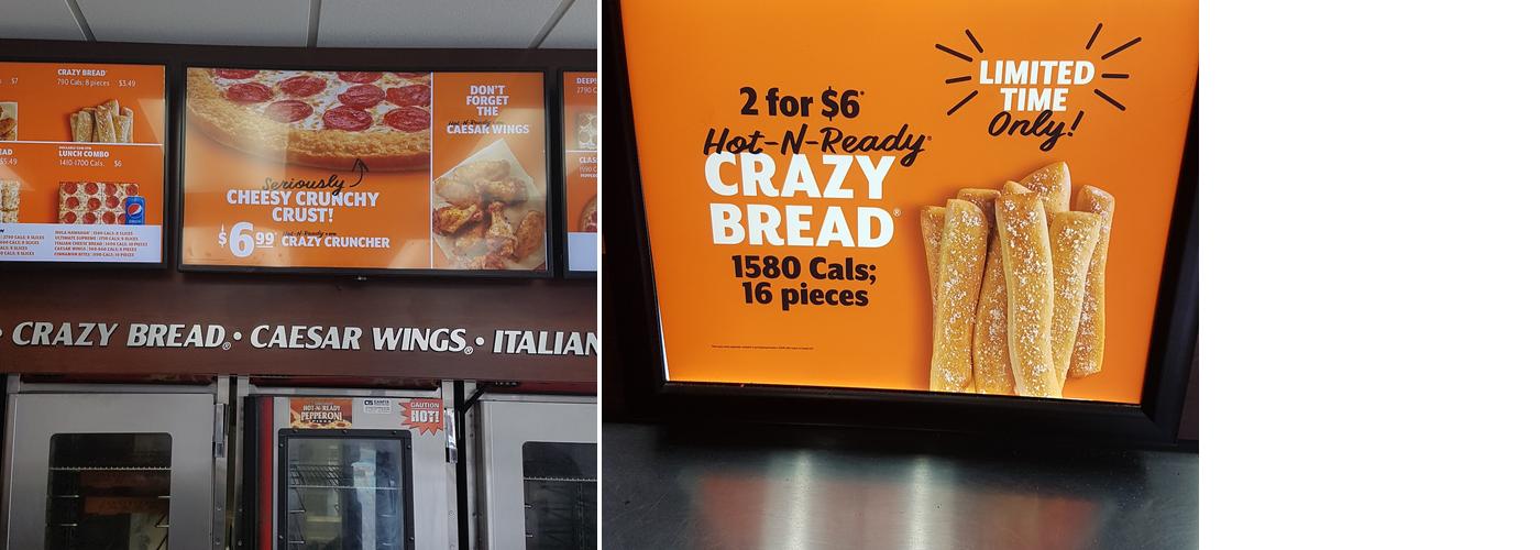 Little Caesars Pizza Menu