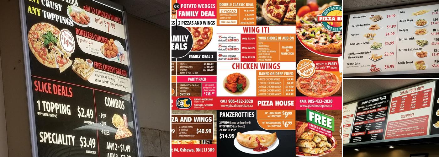 Pizza House Menu