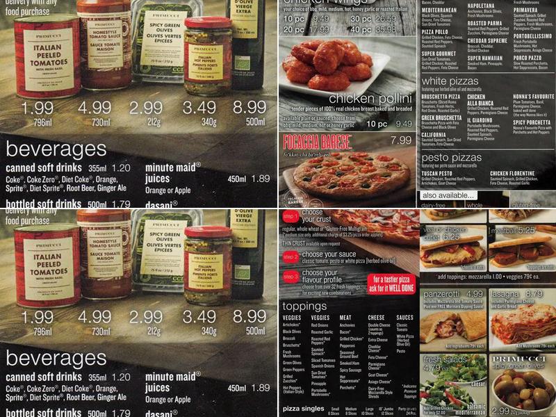 Pizza Nova Menu