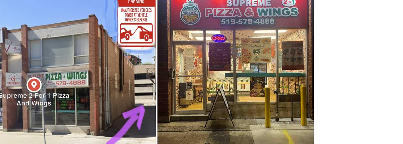 Supreme 2 For 1 Pizza And Wings