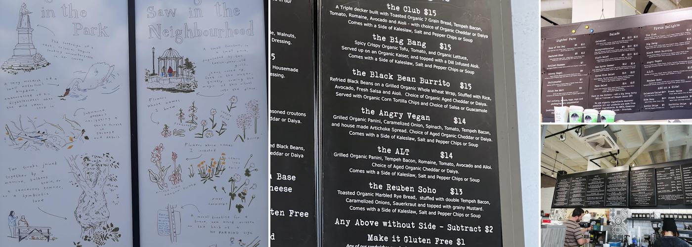 Cafe Pyrus Menu