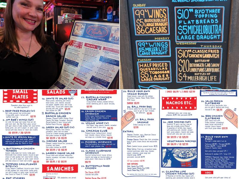 Joe Kool's Menu