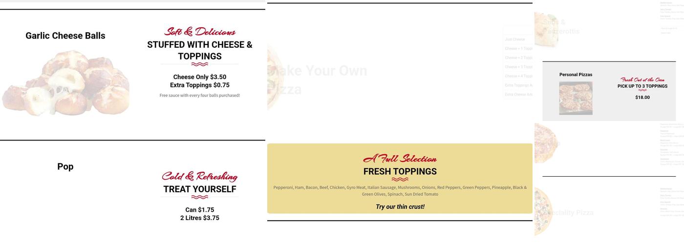 Cheese Wheelz Menu