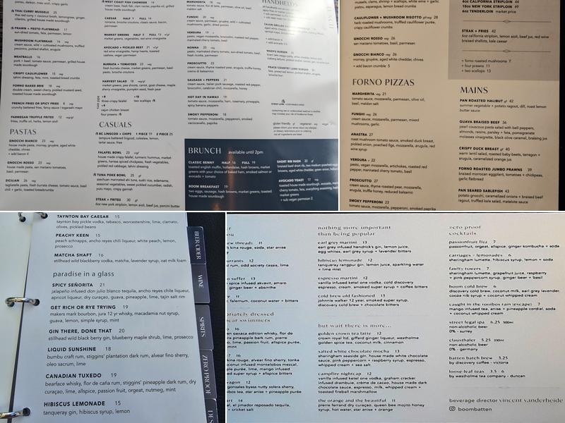 Boom + Batten Restaurant & Cafe Menu