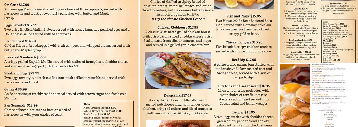 Fixin's Homestyle Eatery Menu