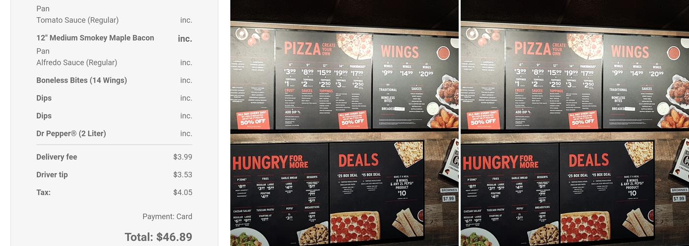 Pizza Hut Menu