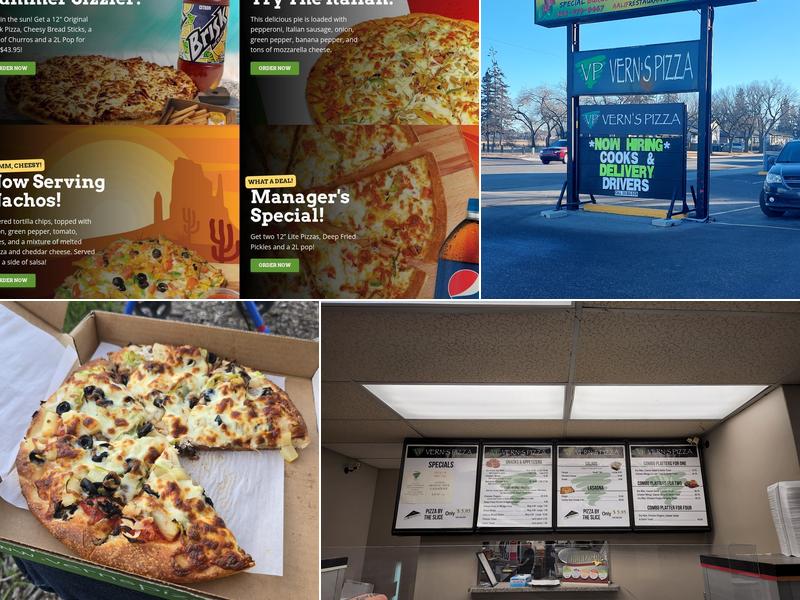 Vern's Pizza - Central Ave Menu