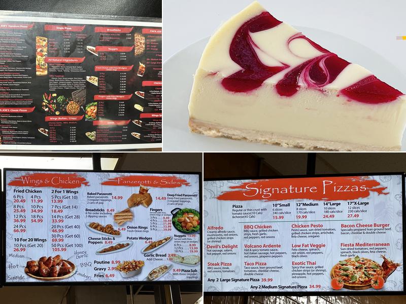 Papa Joe's Pizza & Chicken Menu