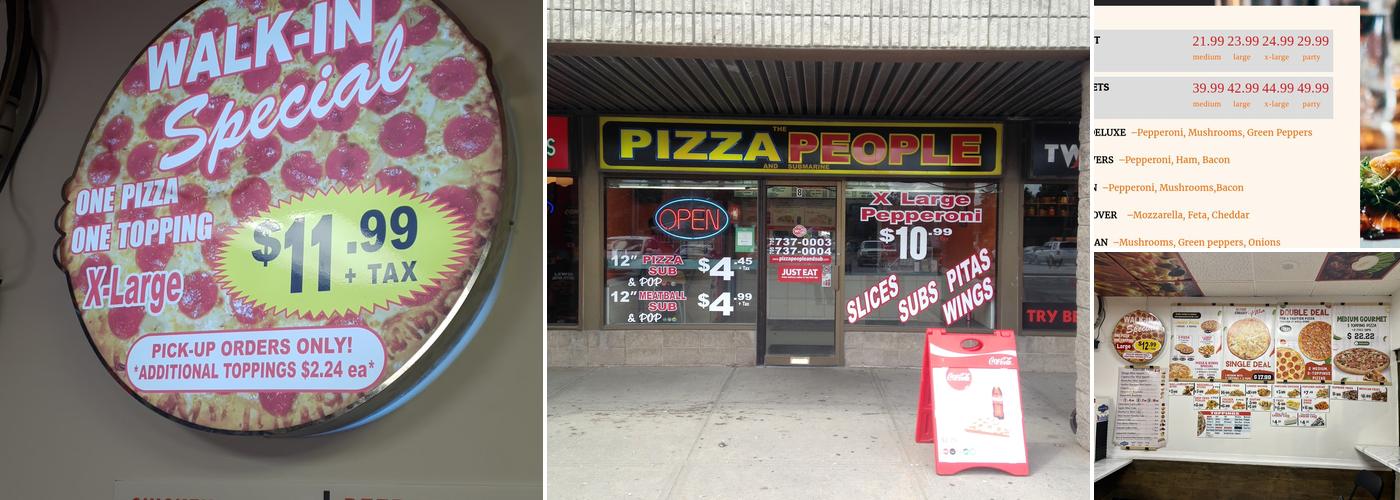 Pizza People & Sub Menu