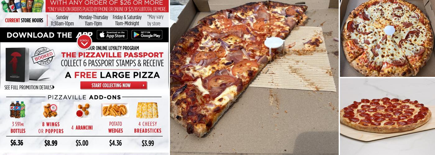 Pizzaville Menu
