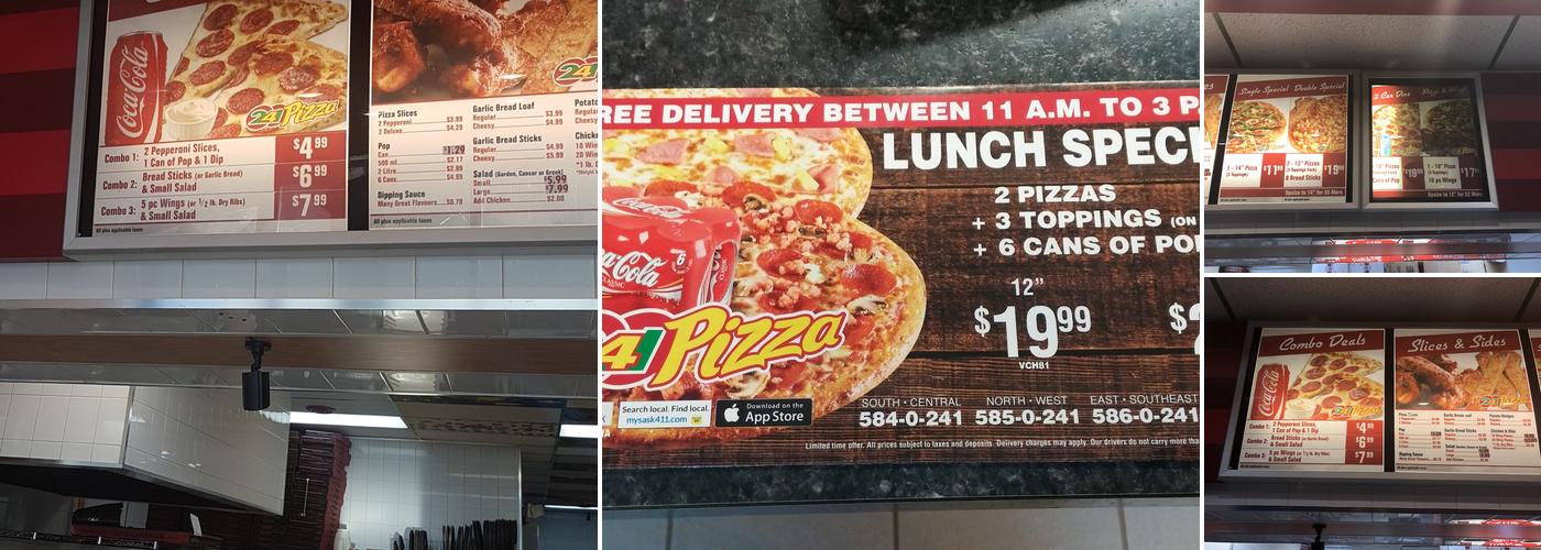 241 Pizza Menu