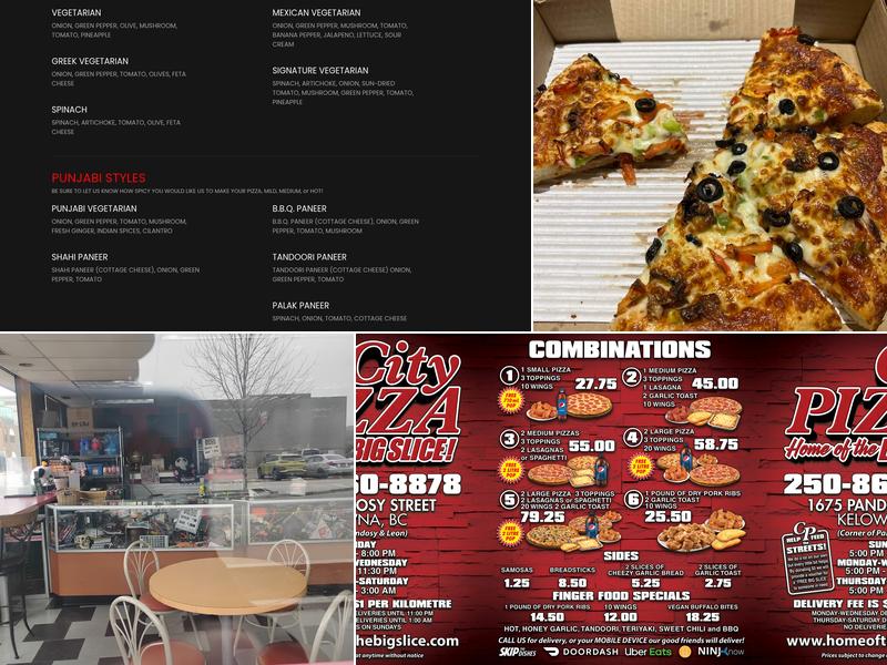 City Pizza - Home of the BIG SLICE! Menu