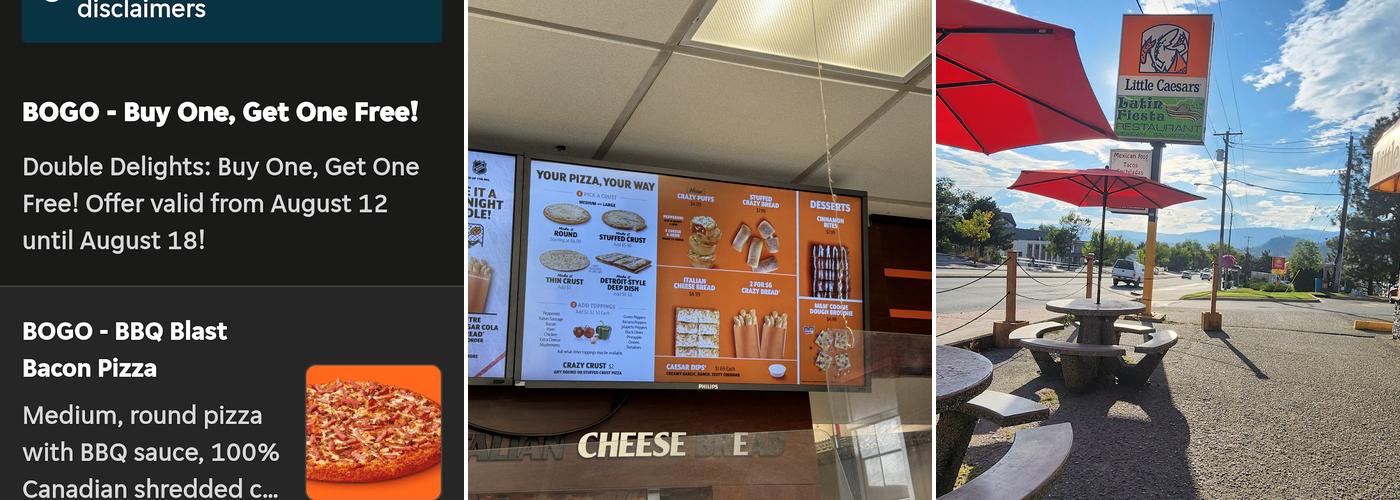 Little Caesars Pizza Menu