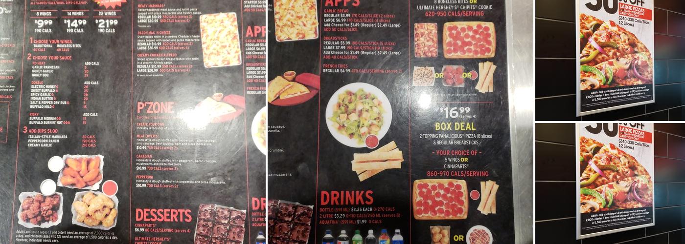 Pizza Hut Menu