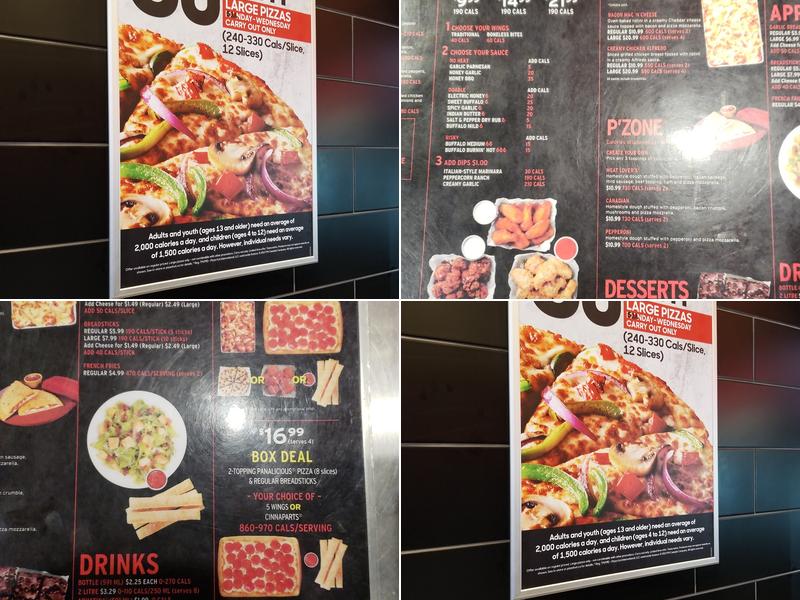 Pizza Hut Menu