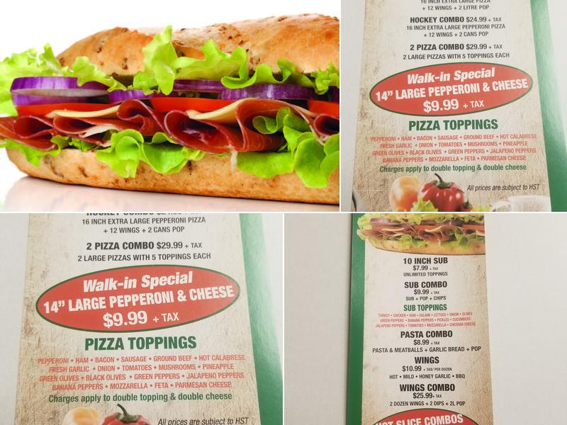 Angelo's Pizza & Sub Menu