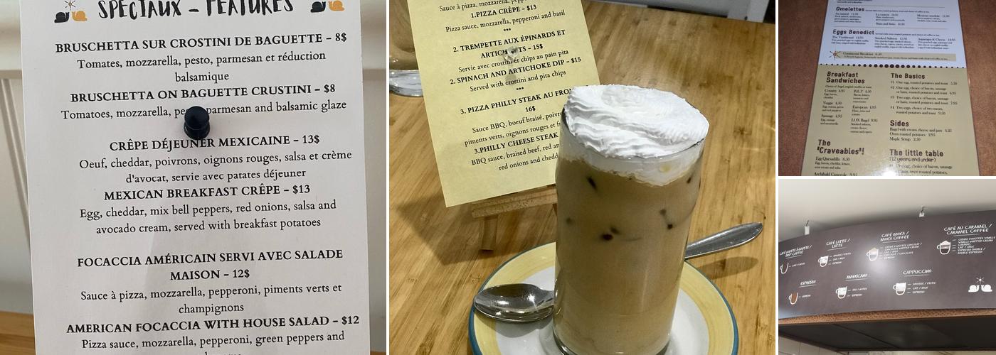 Café Archibald Menu