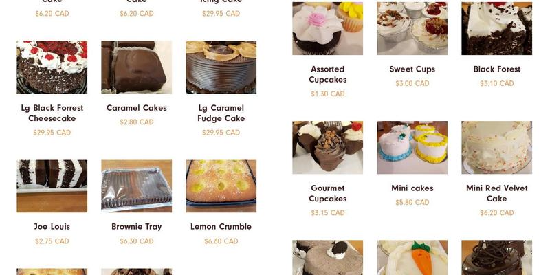 McBuns Bakery Menu