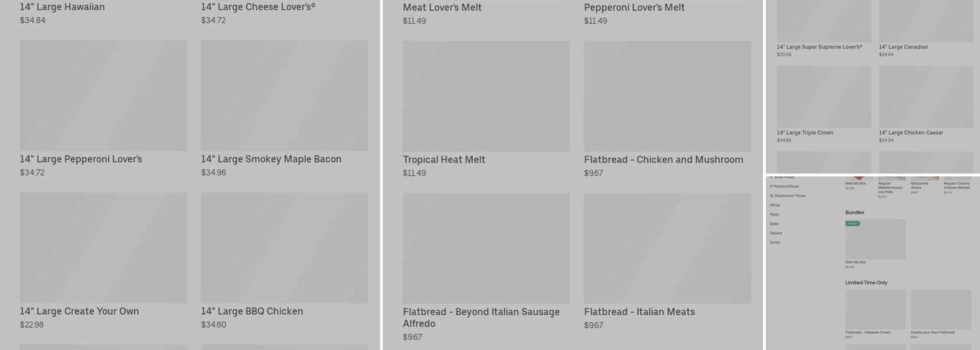 Pizza Hut Menu