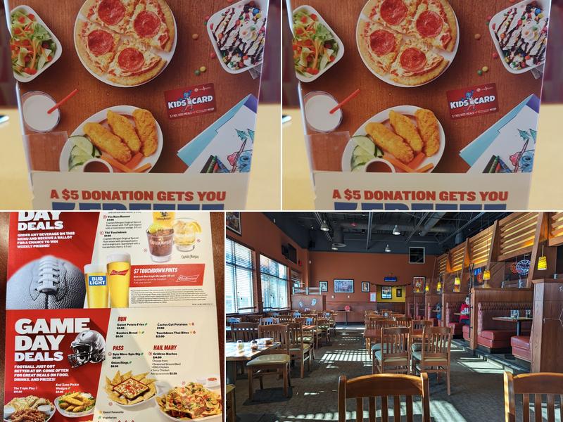 Boston Pizza Menu