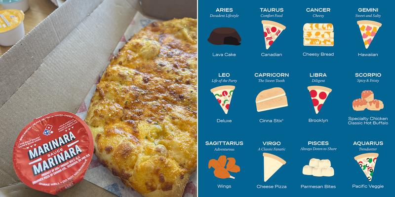 Domino's Pizza Menu