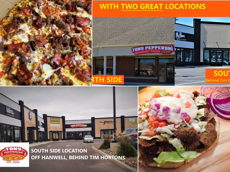 Tony Pepperoni Gourmet Pizza - Fredericton North Side