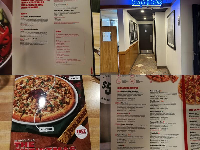 Boston Pizza Menu