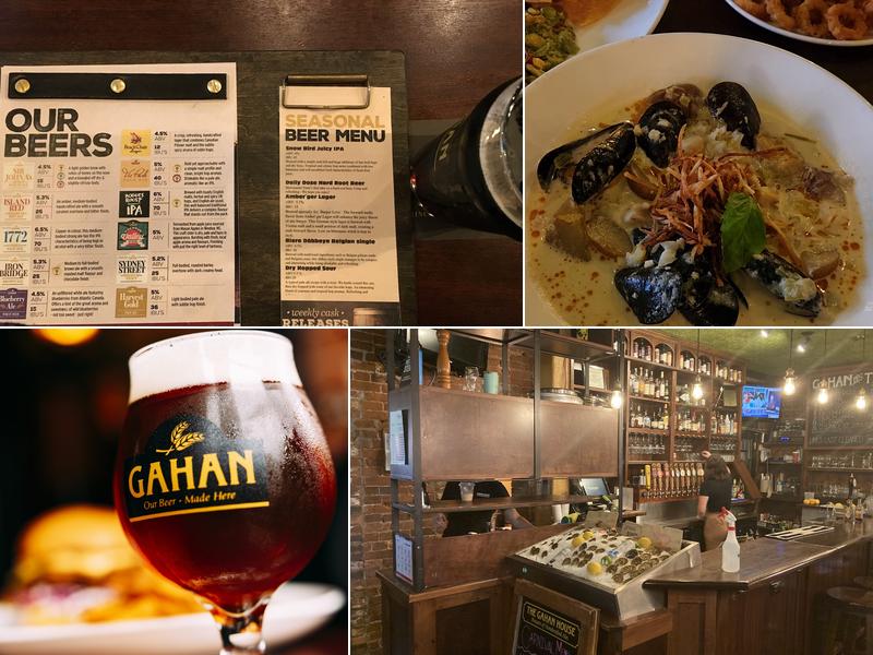 The Gahan House Menu