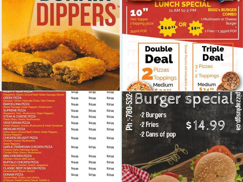 PIZZA PLUS Ltd Menu